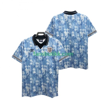 Fotballdrakt England Retro Tredjetrøye 1990 Kortermet